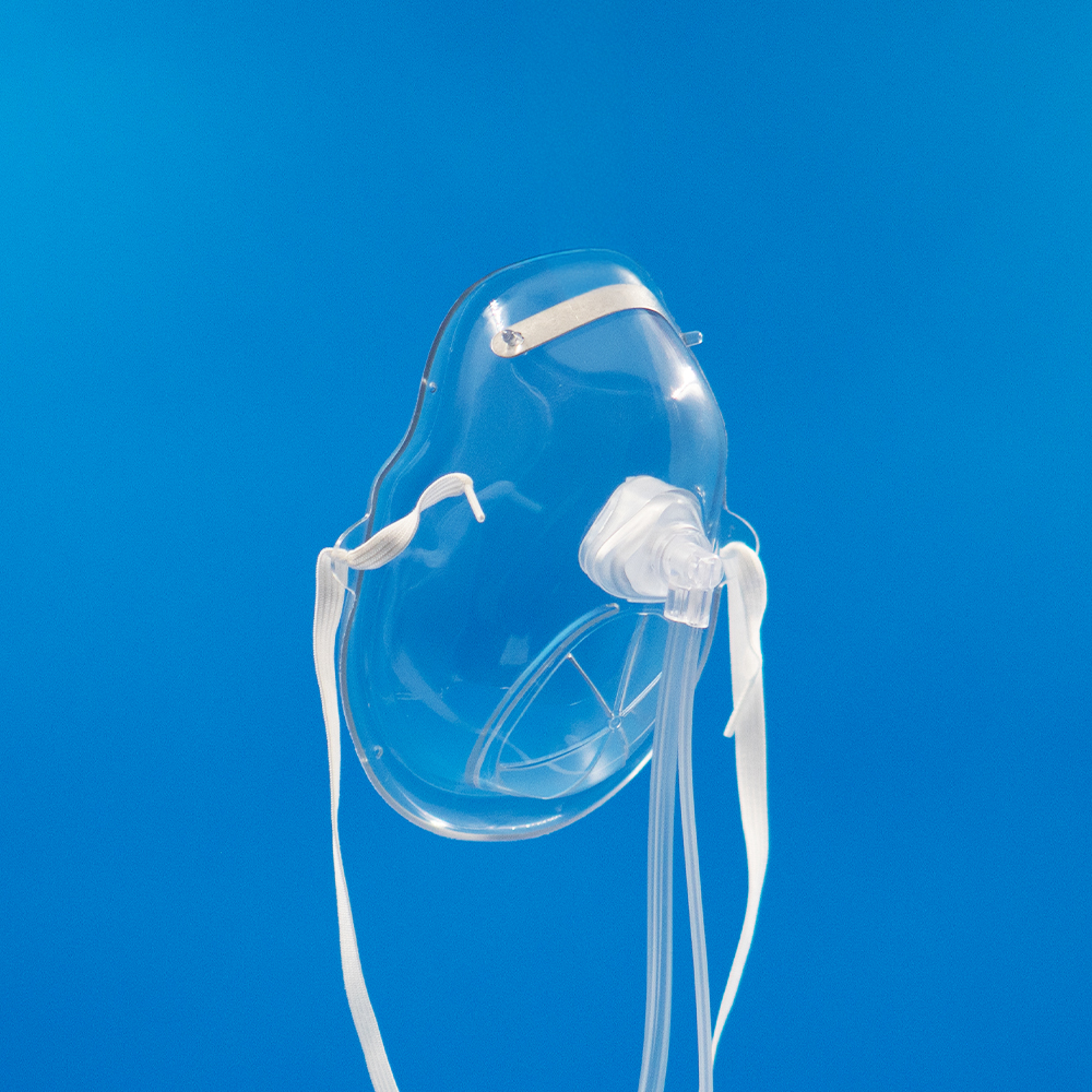 Product shot of a Capnography oxygen mask